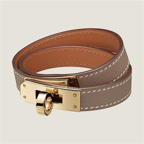 hermes bracelet cuir kelly|bracelet hermes kelly double tour.